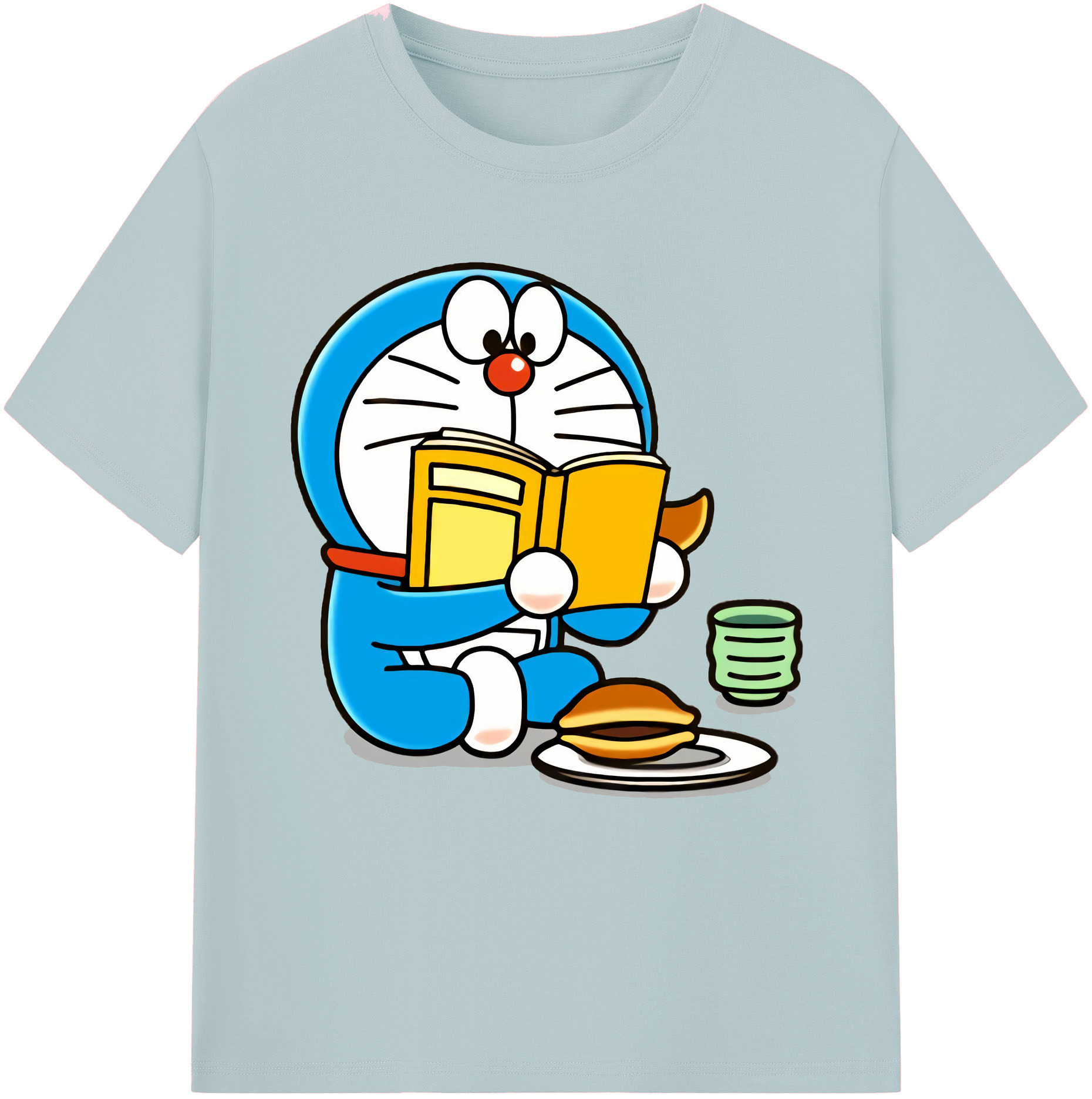 （画像用） ドラえもん Doraemon 綿100％半袖Tシャツ（フロントプリント）